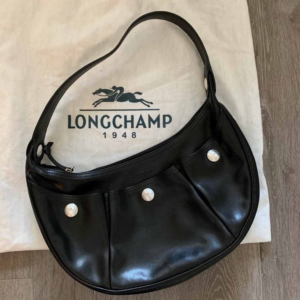 Longchamp leather pocketbook